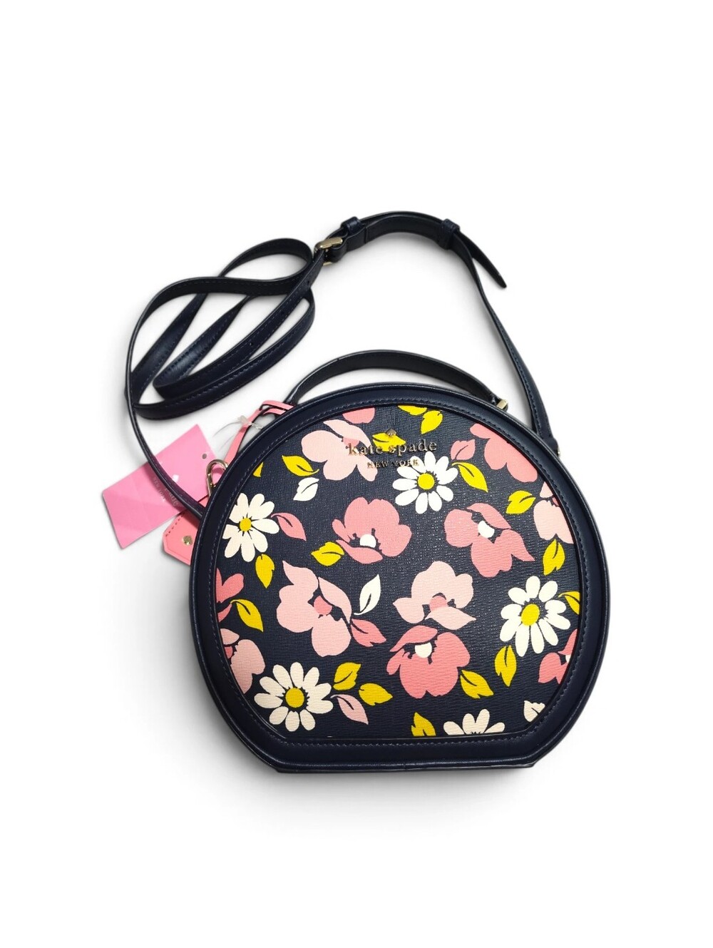 NWT Kate Spade New York Traveler Canteen Crossbody Bag - Blue Floral Print - Picture 4 of 10